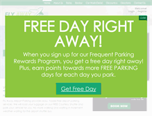 Tablet Screenshot of flyawayparking.com